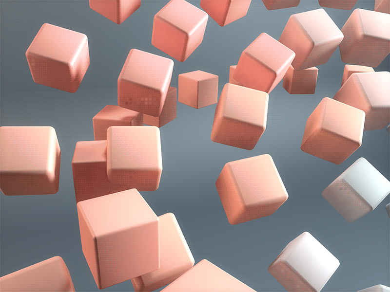 experiment on clone and coloring animation c4d