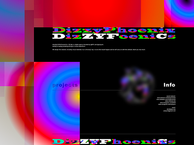 Play with Color gradient color illustration poster website