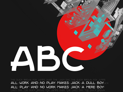 font abc c4d font typography typography poster