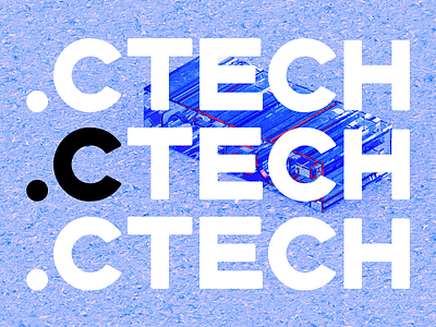 ctech logo 3d 3d c4d logo typography