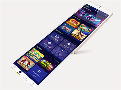 Native Casino App app casino design mobile native