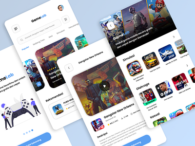 UI Design Games Download App