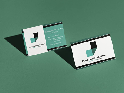 Digital Sapta Nawala Bussiness Card branding bussinesscard card design graphic design mockup mockup design