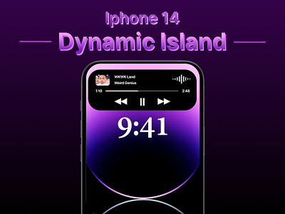 Dynamic Island design dynamic island graphic design illustration ui userinterface