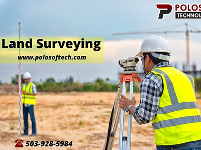 Land surveying Services | PoloSoft Technologies app branding business design development graphic design