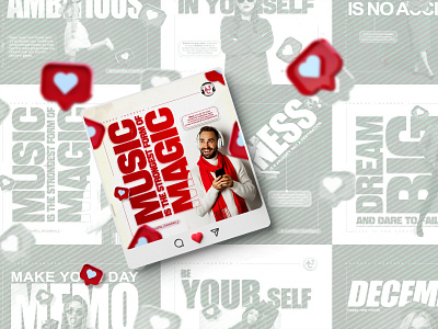 MUSIC is the strongest form of MAGIC branding creative design graphic design illustration photoshop