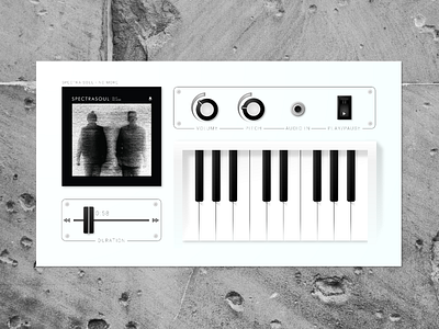 Modular Music Player app audio keyboard mobile modular moog music player spectrasoul synth synthesizer ui