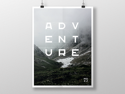 ADVENTURE adventure branding design moij mountain paper poster print screen print travel