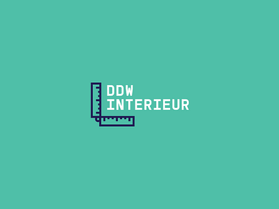 DDW Interieur - Logo concept closet ddw design interior logo tools wood worker
