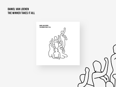 Daniel van Loenen - The Winner Takes It All album amsterdam dance festival man || co modern music poster the winner takes it all