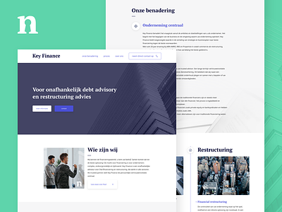 Key Finance - Website design
