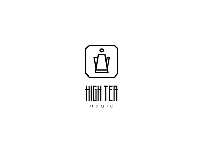 High Tea Music - Logo redesign brand high tea illustration label music rebrand rebranding record tea teapot