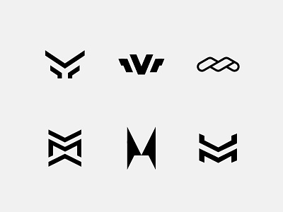 M monogram - Logo concepts abstract brand concept design dj logo m monogram music producer type