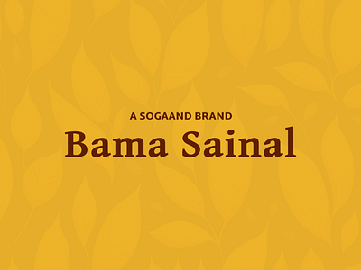 Bama Sainal: Brand Identity ai banana brand identity branding chatgpt design identity logo midjourney project yellow