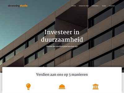 De Woningstudie: Website Design + Development