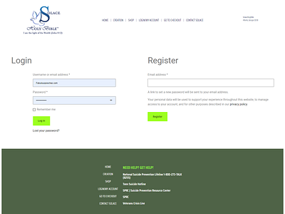 Login Page @ SolaceHolyBible.com branding design elementor pro figma graphic design illustration john logo prototyping scavella skyglass ui vector wordpress