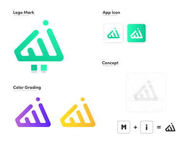 Mi Logo Design - design graphic design icon illustration logo vector