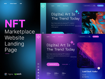 NFT market place ui ux design