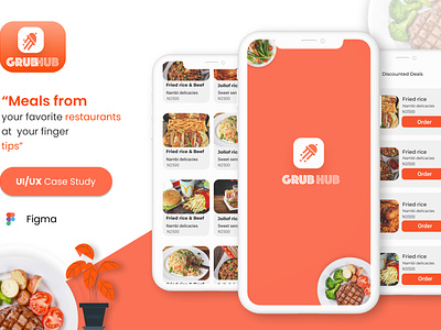 Food Delivery App UI UX Case study