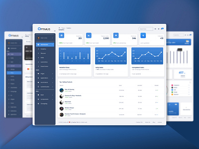 Dashboard Design UI UX for Optimus