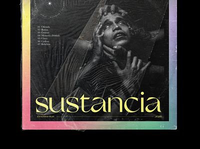 Sustancia – Pvzzles Album Cover album artwork album cover artwork black and white didone ep grand slang math rock music photography rock typography