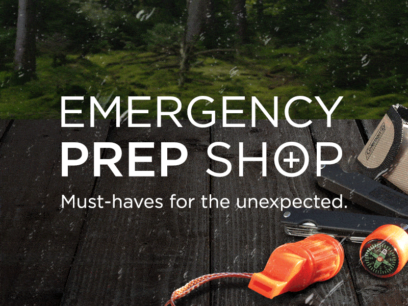 Emergency Prep Shop animation emergency prep outdoor rain storm tools wind