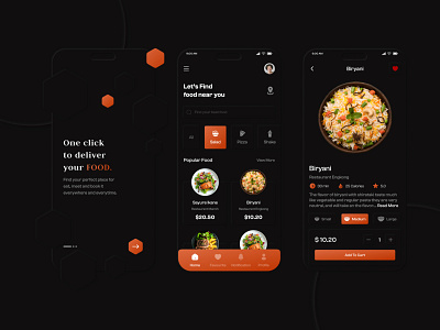 Food Delivery App graphic design ui uiux design