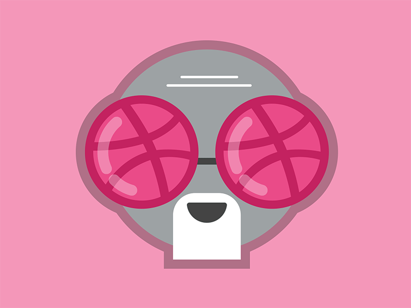 To all the Dribbblers community faces playoff sticker
