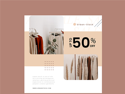 Urban Stock-Fashion Banner branding design fashion banner graphic design illustration