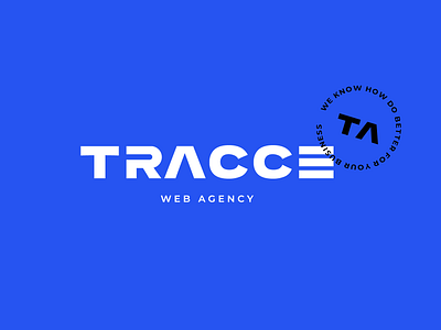 Tracce. Logo web agency agency creative logo logotype web