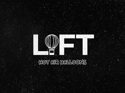 LIFT - Hot Air Balloons branding logo