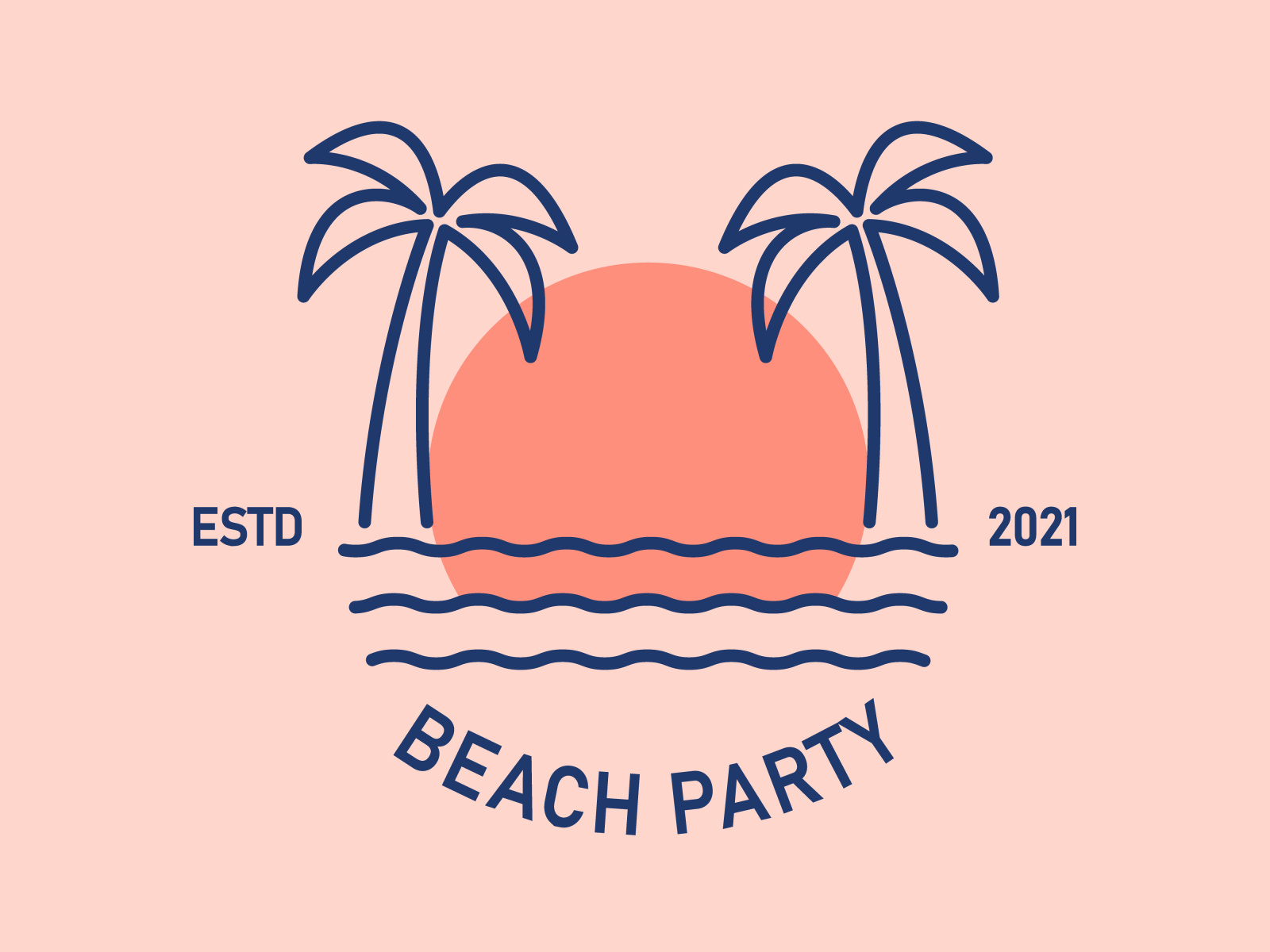 summer beach by on Dribbble