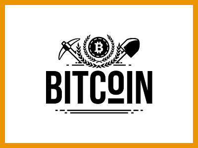Bitcoin bitcoin coinbase emblem flat icons illustration line art money pattern safe work