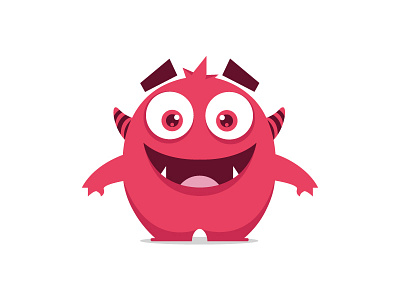 Curious Critter art character character design critter monster pink vector