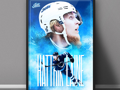 Patrik Laine Poster Design design digital art graphic design hockey hockey edit nhl patrik laine photoshop poster sports winnipeg jets
