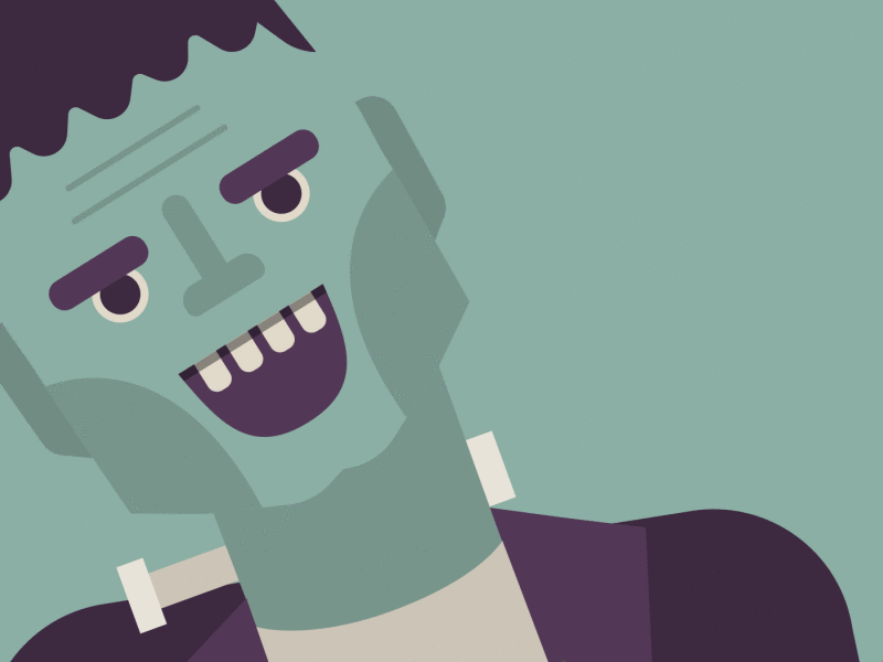 Vector's Frankenstein's Monster frankenstein halloween itsalive monster thefuturchallenge