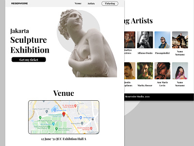 Website Jakarta Sculpture Exhibition