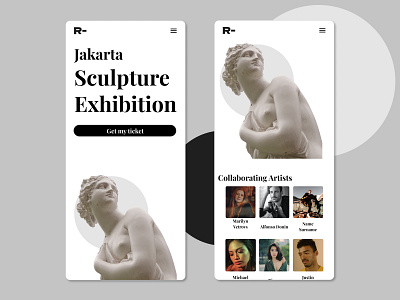 Mobile App - Jakarta Sculpturre Exhibition