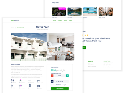 Staycation ui