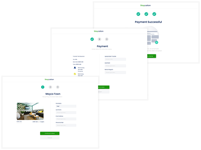 Payment Website Staycation ui