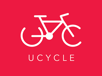 UCycle Logo bike brand cycle cycling logo sports