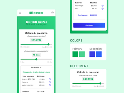 Finance Lending Money App UI Design