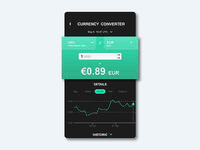 Currency converter UI