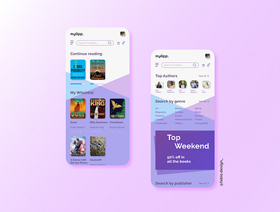 Book App app book branding concept e book graphic design illustration mobile app ui ui design ux