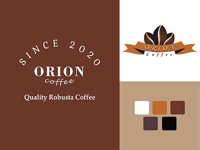 Orion Coffee Logo adobeillustrator branding coffee coffeebrand design graphic design illustration logo ui