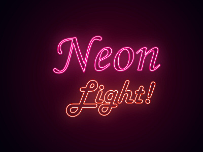 Neon light Effect