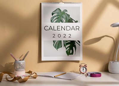 Calendar Design 2022 animation app black branding business business card design business cards calendar design flat graphic design icon illustration logo minimal typography ui ux vector web
