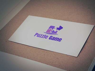 Puzzle Game Logo Design app black branding business business card design design flat game graphic design icon illustration logo minimal puzzle typography ui ux vector web website