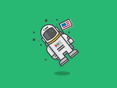 Astronaut astronaut design graphics icon iconaday iconicdiary illustration nasa spaceman style yearinspace イラスト