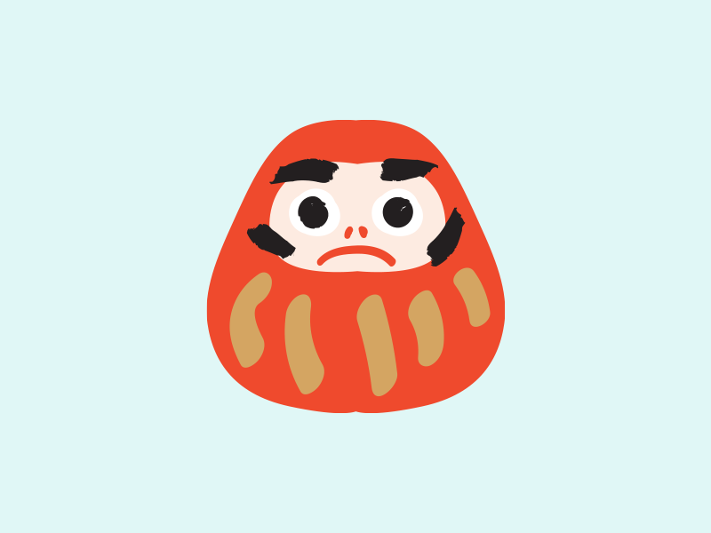 Daruma Doll by Carol Huang on Dribbble